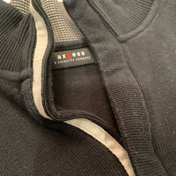 Axcess - Black Half-zip Shirt - Size L - Picture 3 of 3